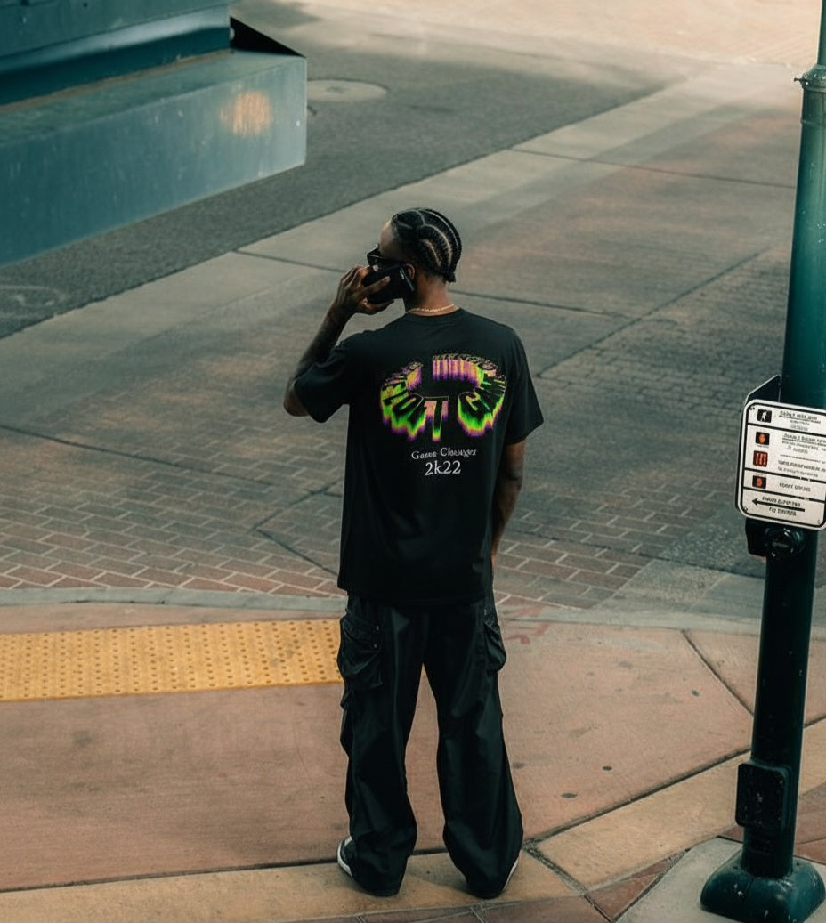 "Motion" Oversized Tee