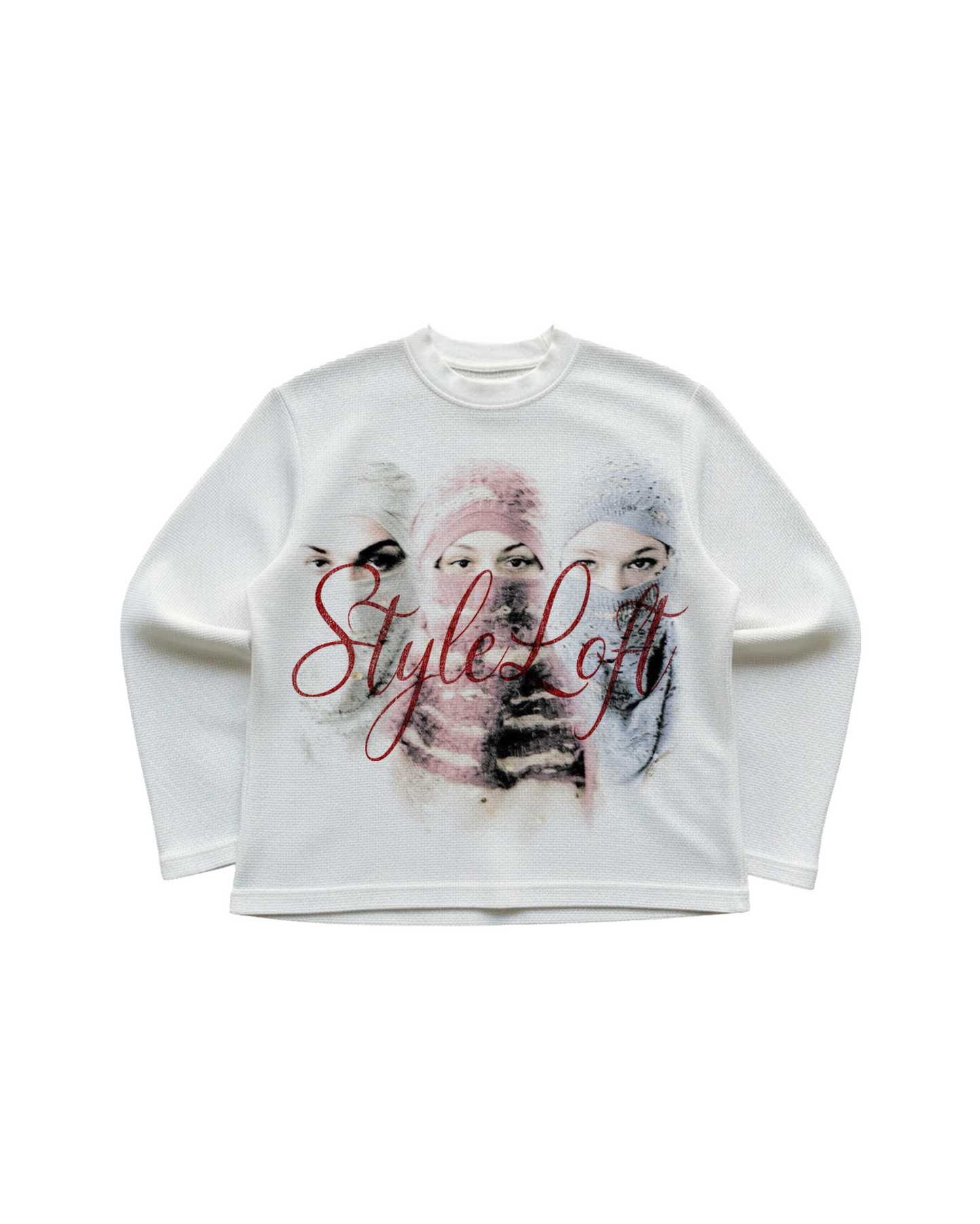 "Faces" Waffle Tee