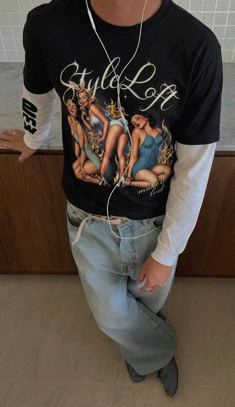 "12 P.M Show" Oversized Tee