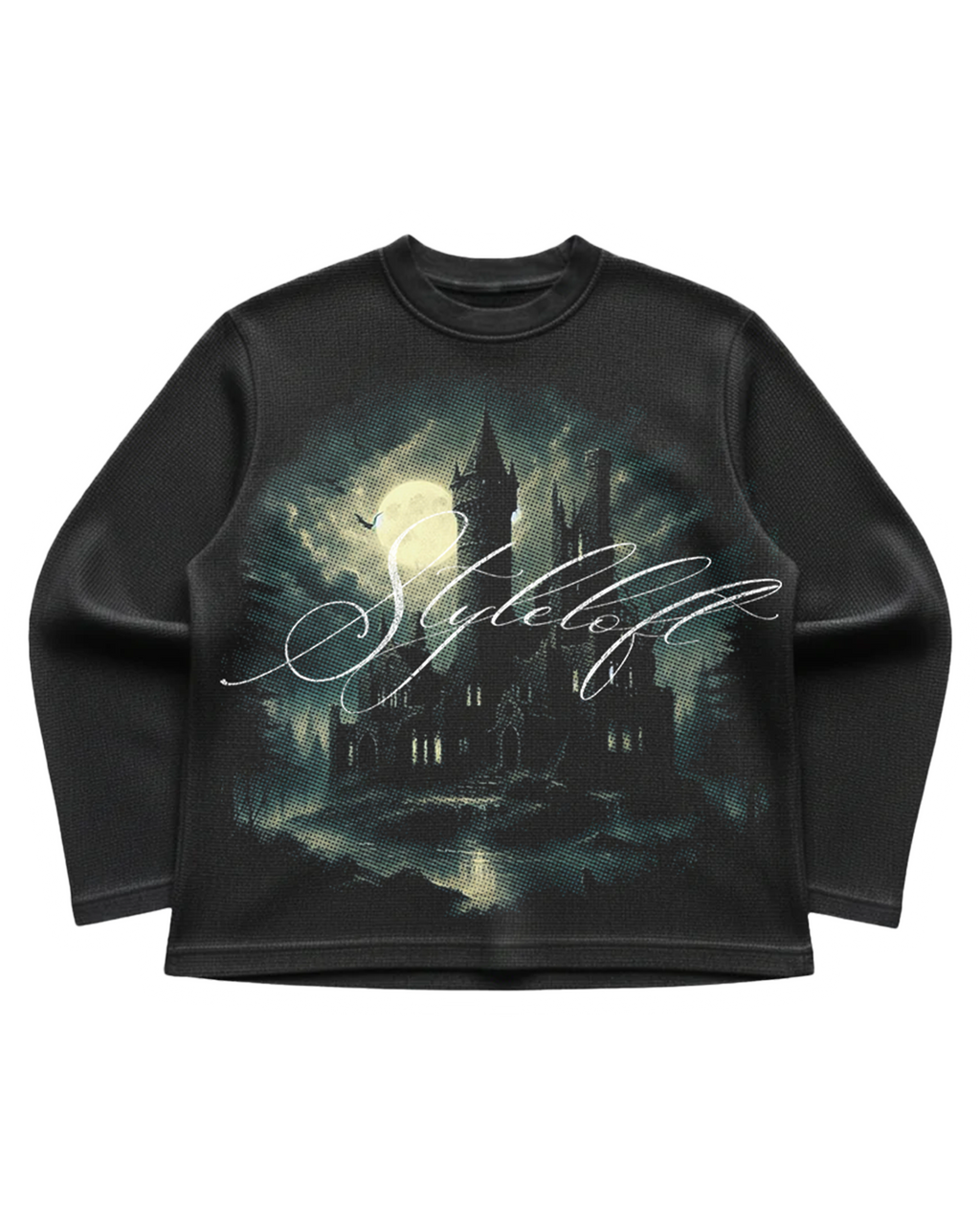Style Loft Haunted Heaven Waffle Full Sleeves Tee