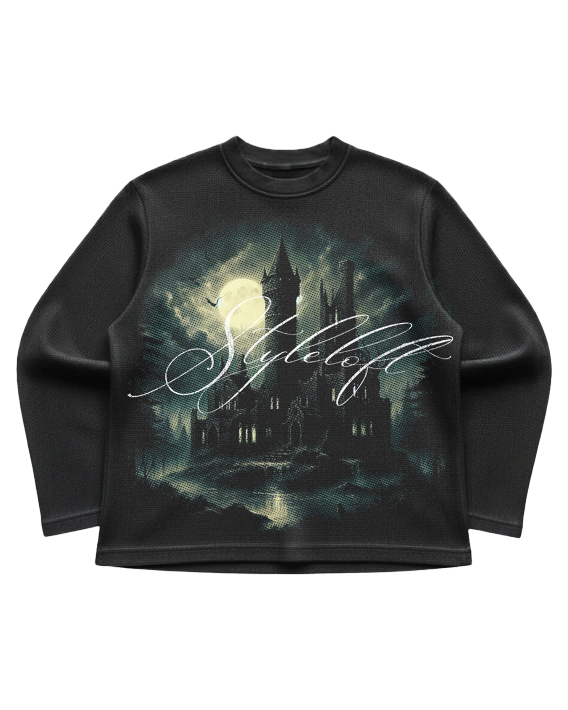 Style Loft Haunted Heaven Waffle Full Sleeves Tee