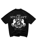Style Loft Oversize Black Tee