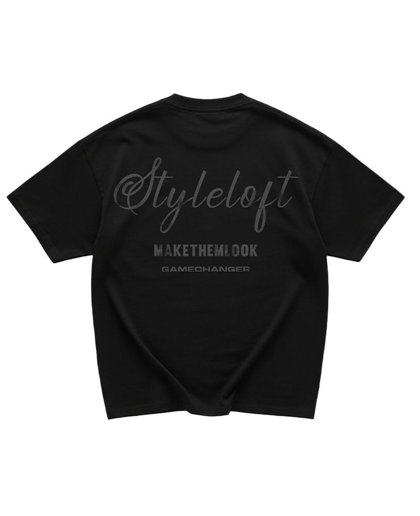 Style Loft Dark Black Tee