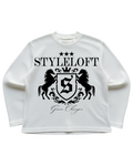 Style Loft Waffle Knite Long Sleeves Tee