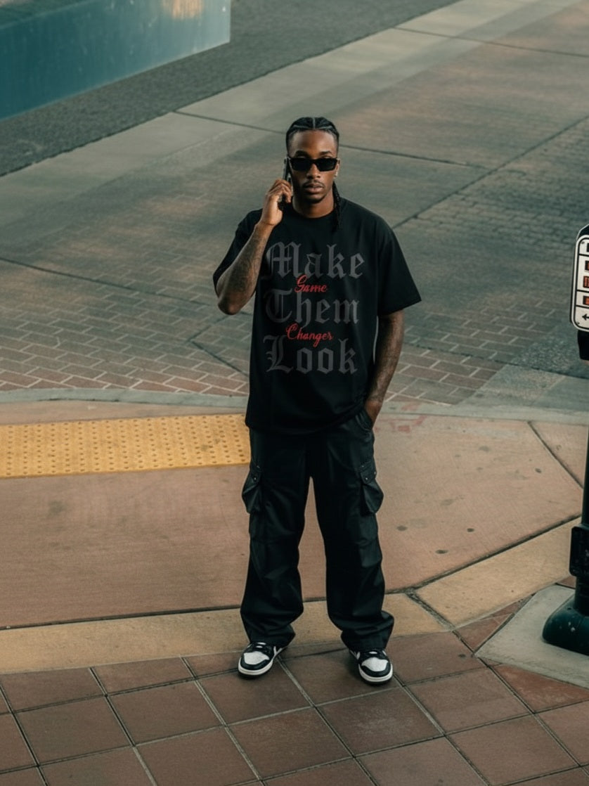 "Motion" Oversized Tee