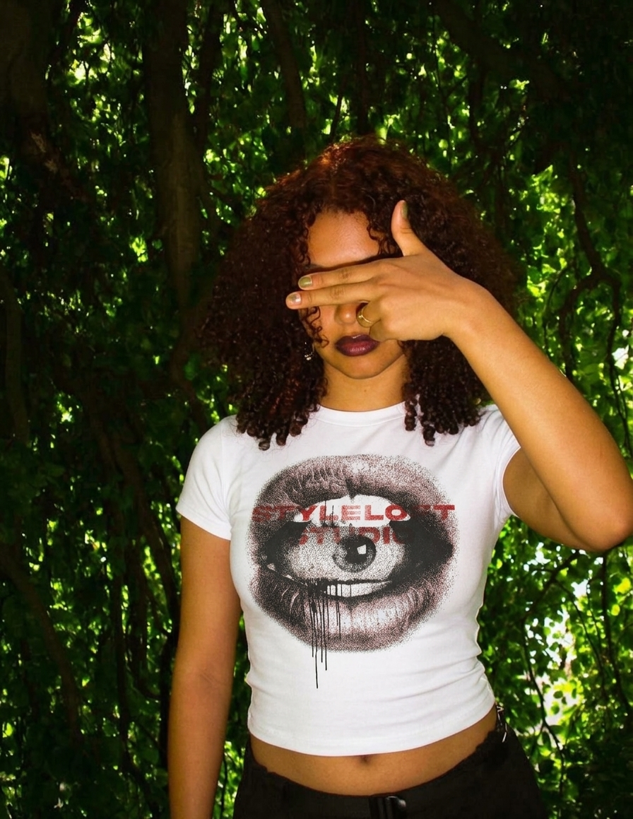 "Abstract eye" Baby Tee