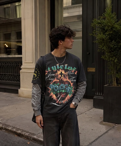 "Pure Heart" Oversized Tee