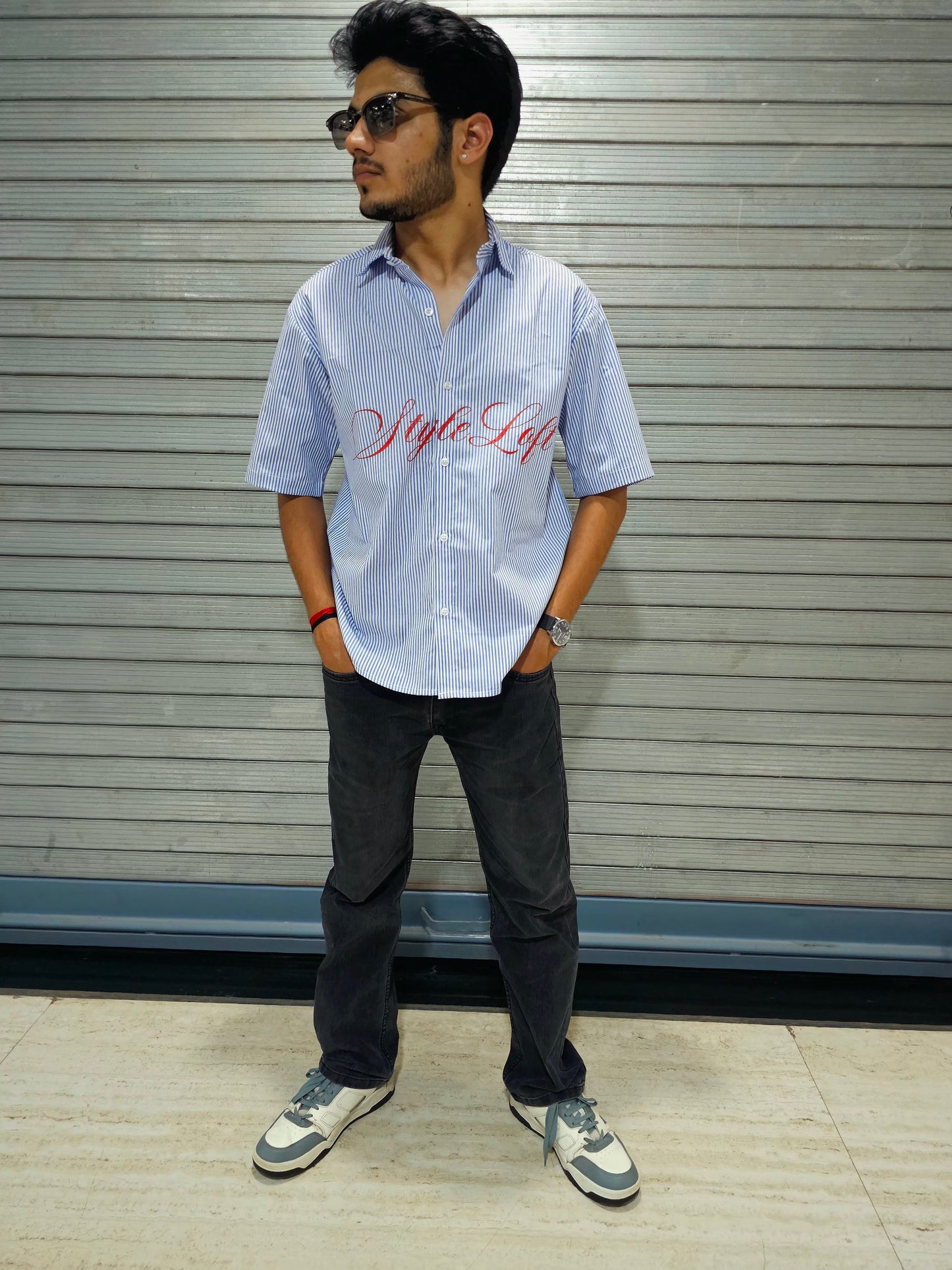 "Oxford" Boxy fit Oversized Shirt