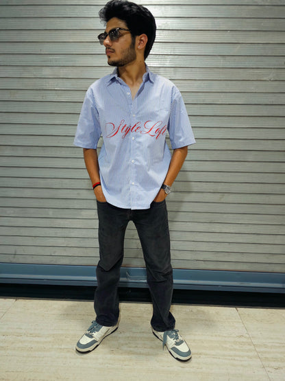 "Oxford" Boxy fit Oversized Shirt