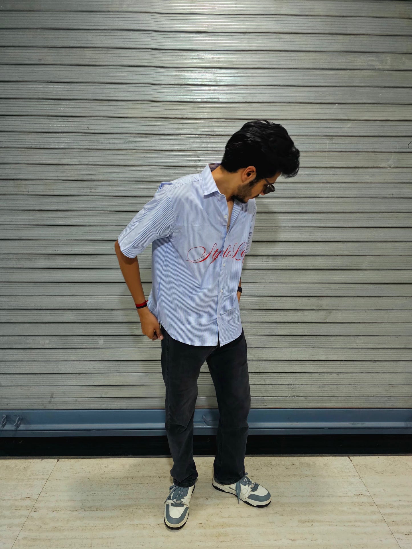 "Oxford" Boxy fit Oversized Shirt