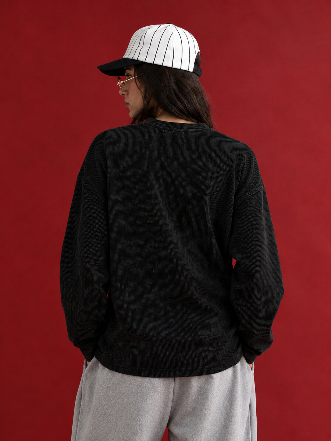 Henley Waffle Tee