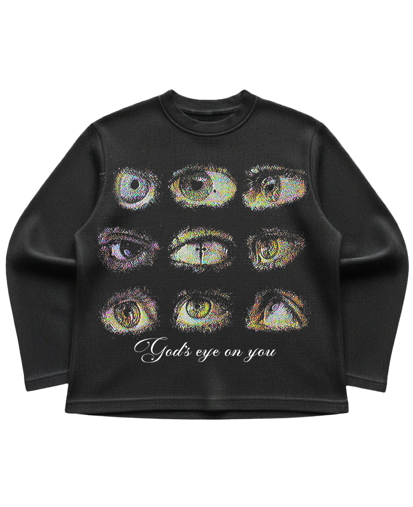 Style Loft God's Eye on you Waffle Knite Tee