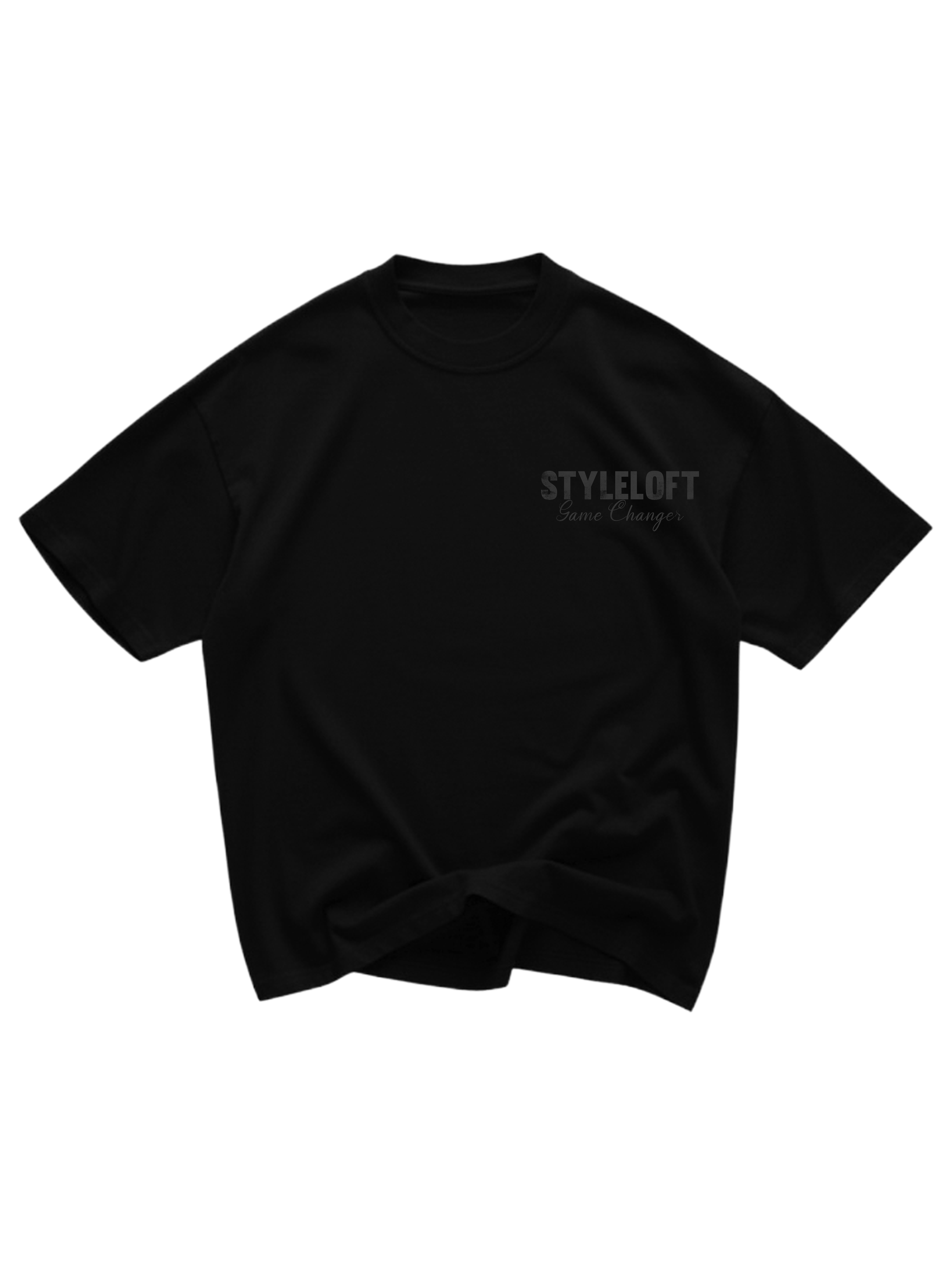 Style Loft Black Basic Tee