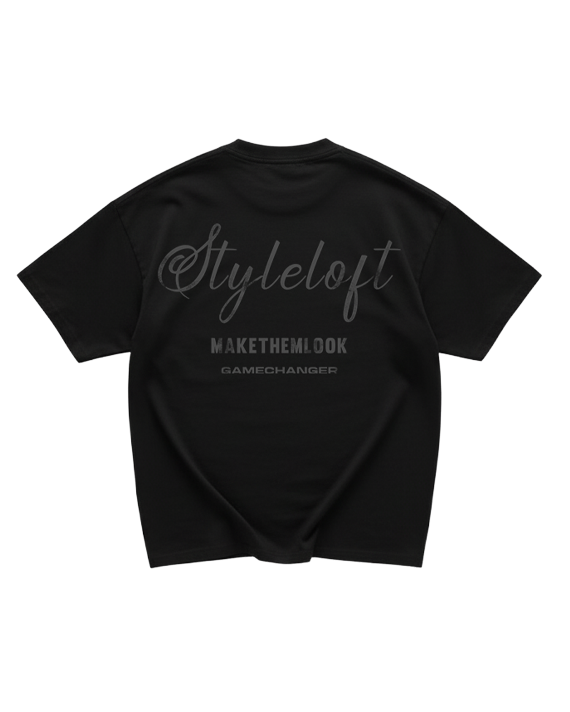 Style Loft Black Basic Tee