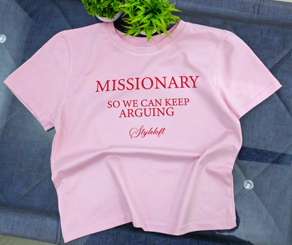 "Missionary" Baby Tee