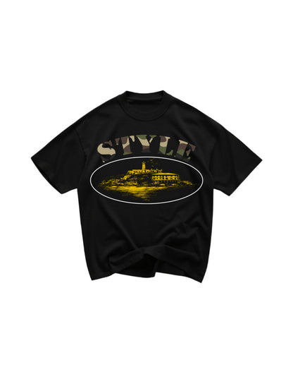 "Island"Oversized Tee