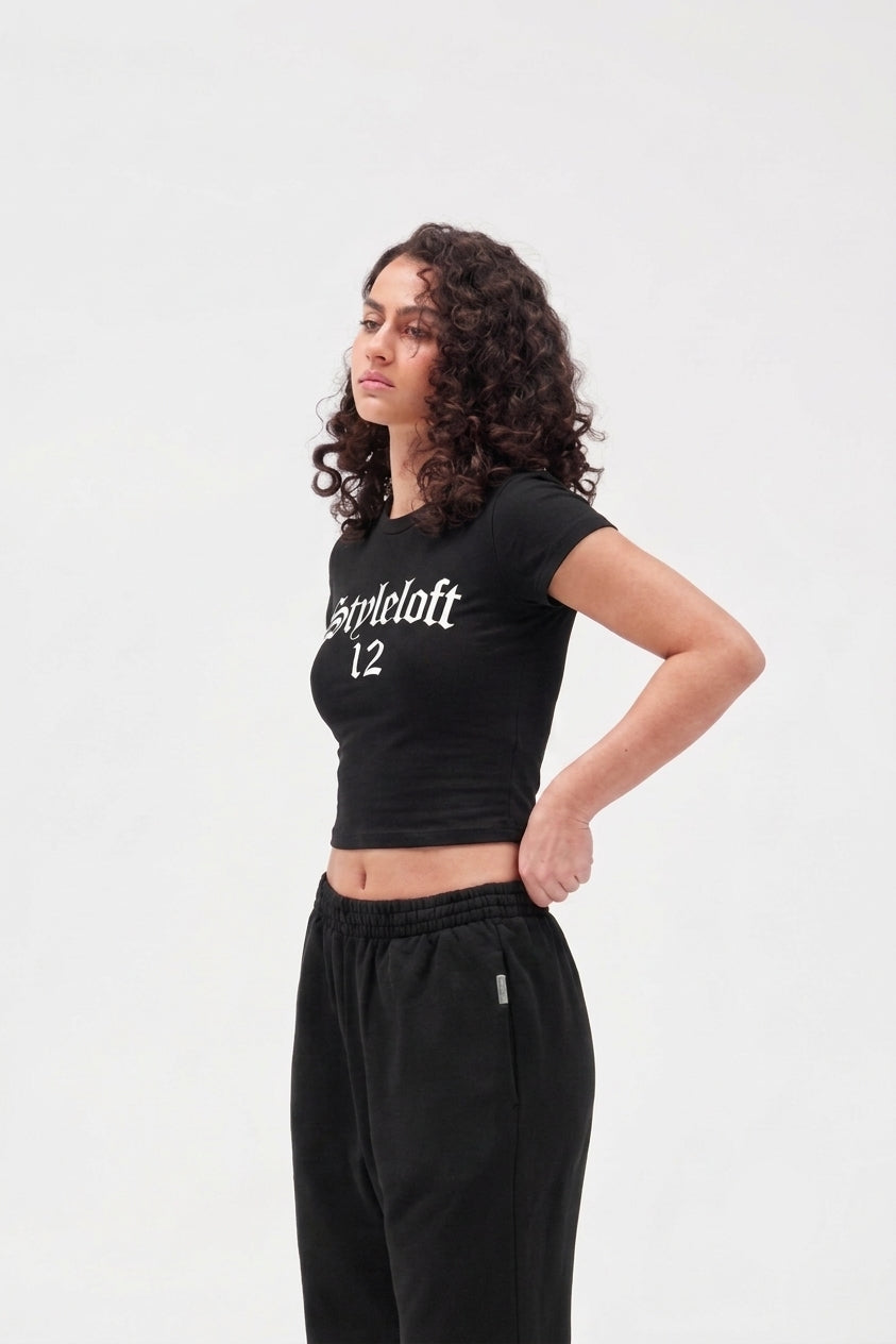 Black Baby tee