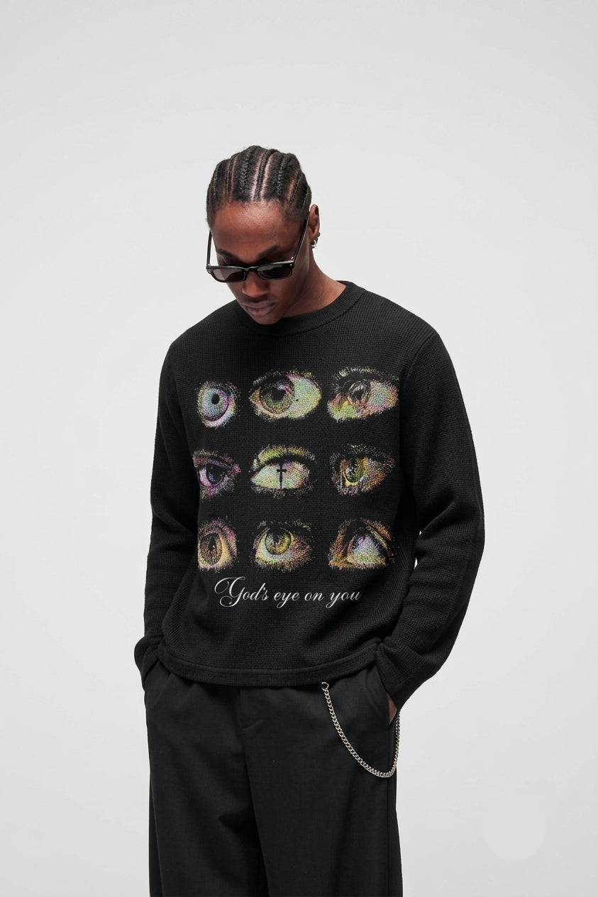 'God's eye' Waffle Tee