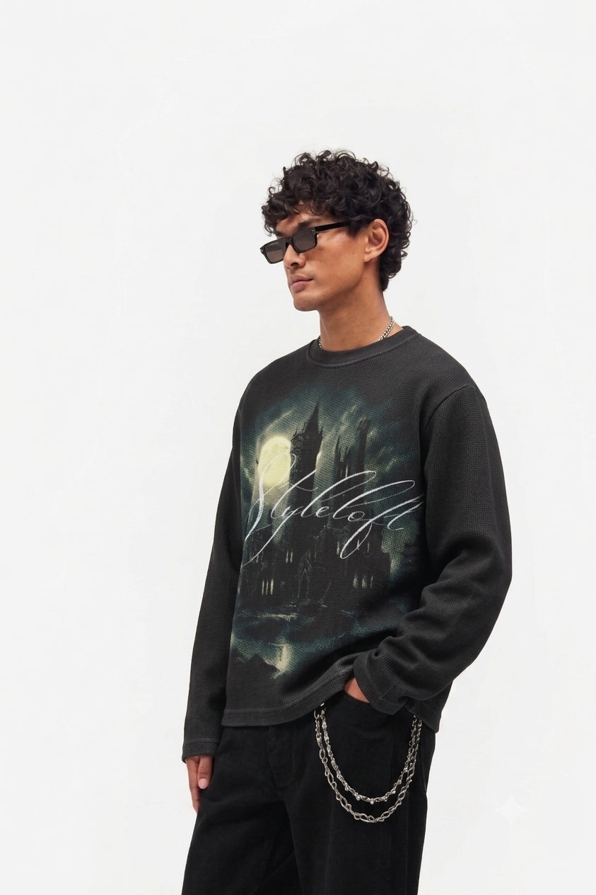 'Haunted Heaven' Waffle Tee