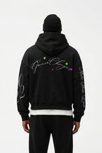 Dual Zipper Boxy Hoodie