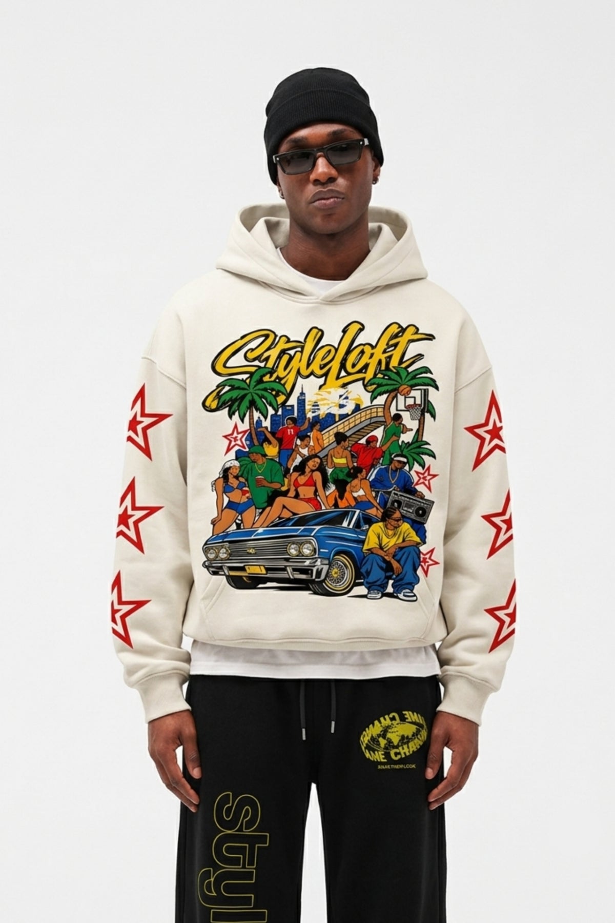 Take Over City Boxy Hoodie