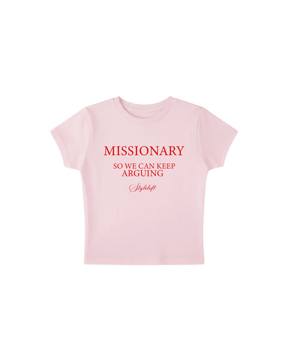 "Missionary" Baby Tee
