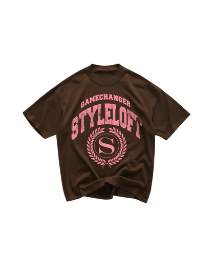 Coffee "University" Oversized Tee
