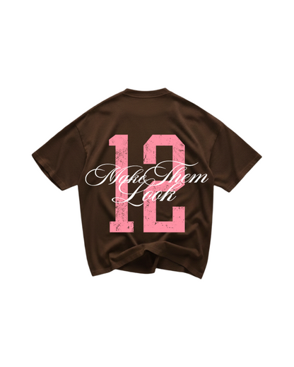 Coffee "University" Oversized Tee