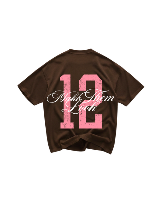 Coffee "University" Oversized Tee