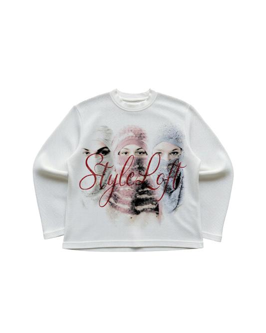 "Faces" Waffle Tee