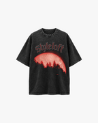 'Red Moon' Vintage Tee