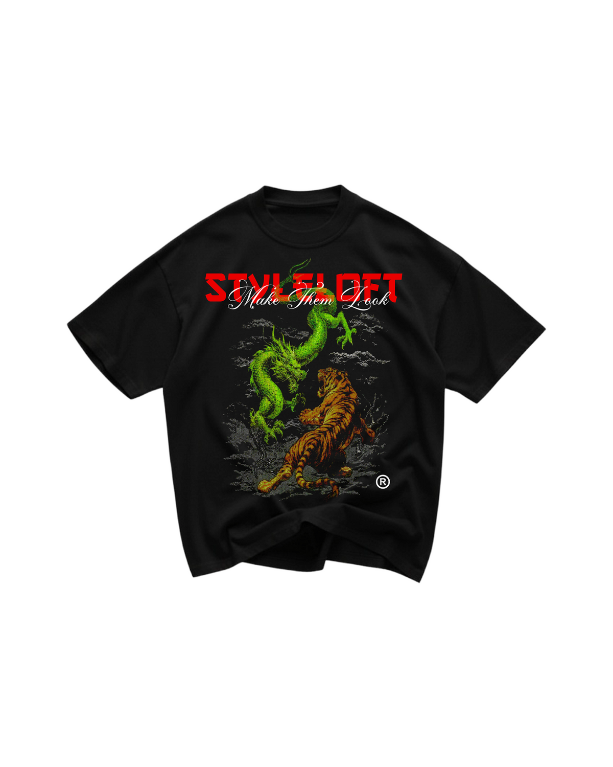 Dragon V/s Tiger Oversized Tee