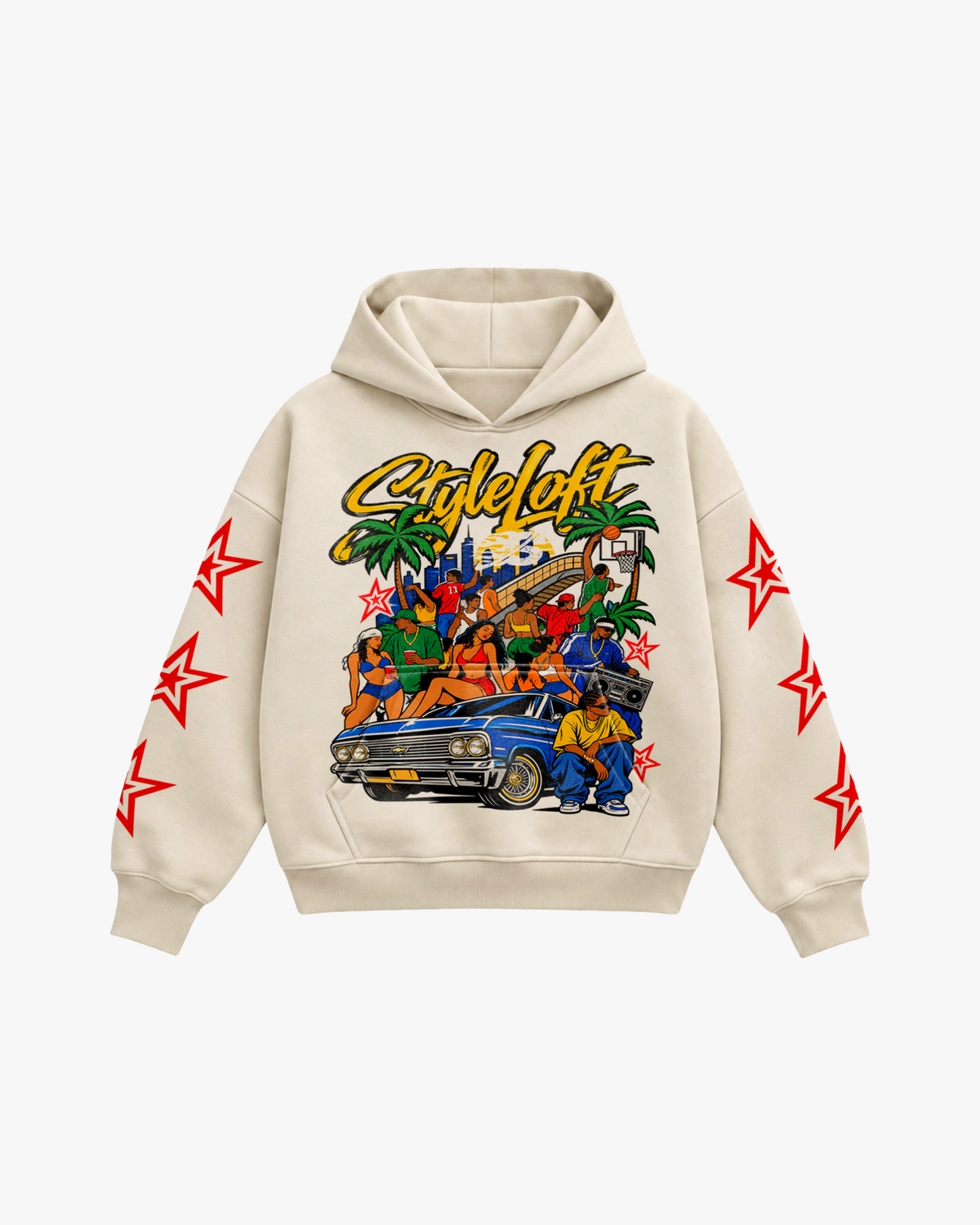 Take Over City Boxy Hoodie