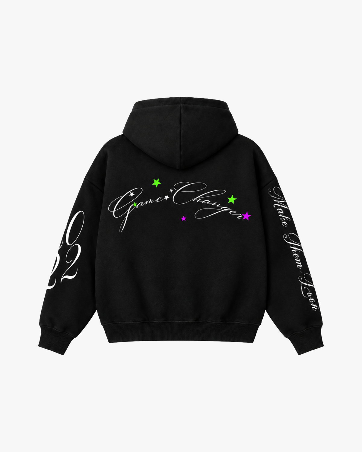 Dual Zipper Boxy Hoodie