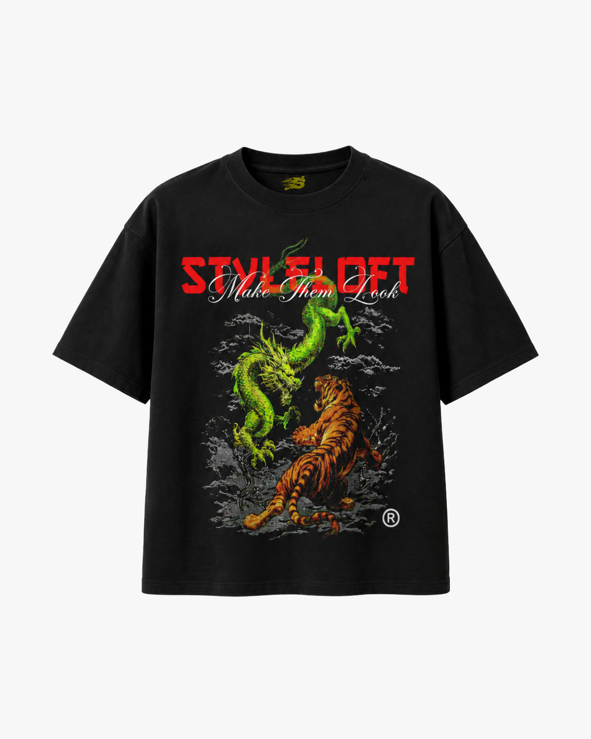 Dragon V/s Tiger Oversized Tee
