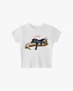 White Baby Tee