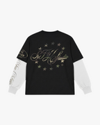 'Self War' Attached Sleeves Tee