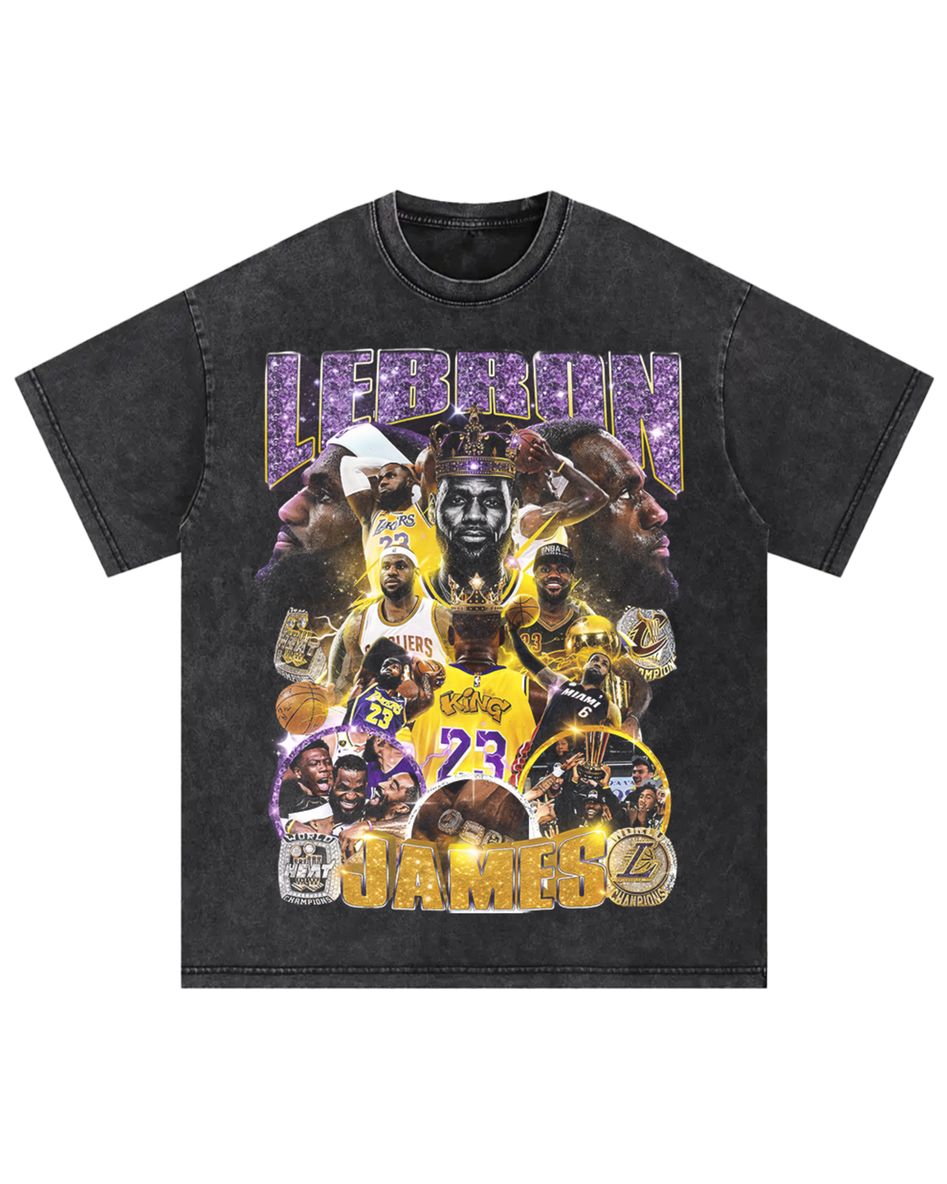 Lebron James Oversize Stone washed tee