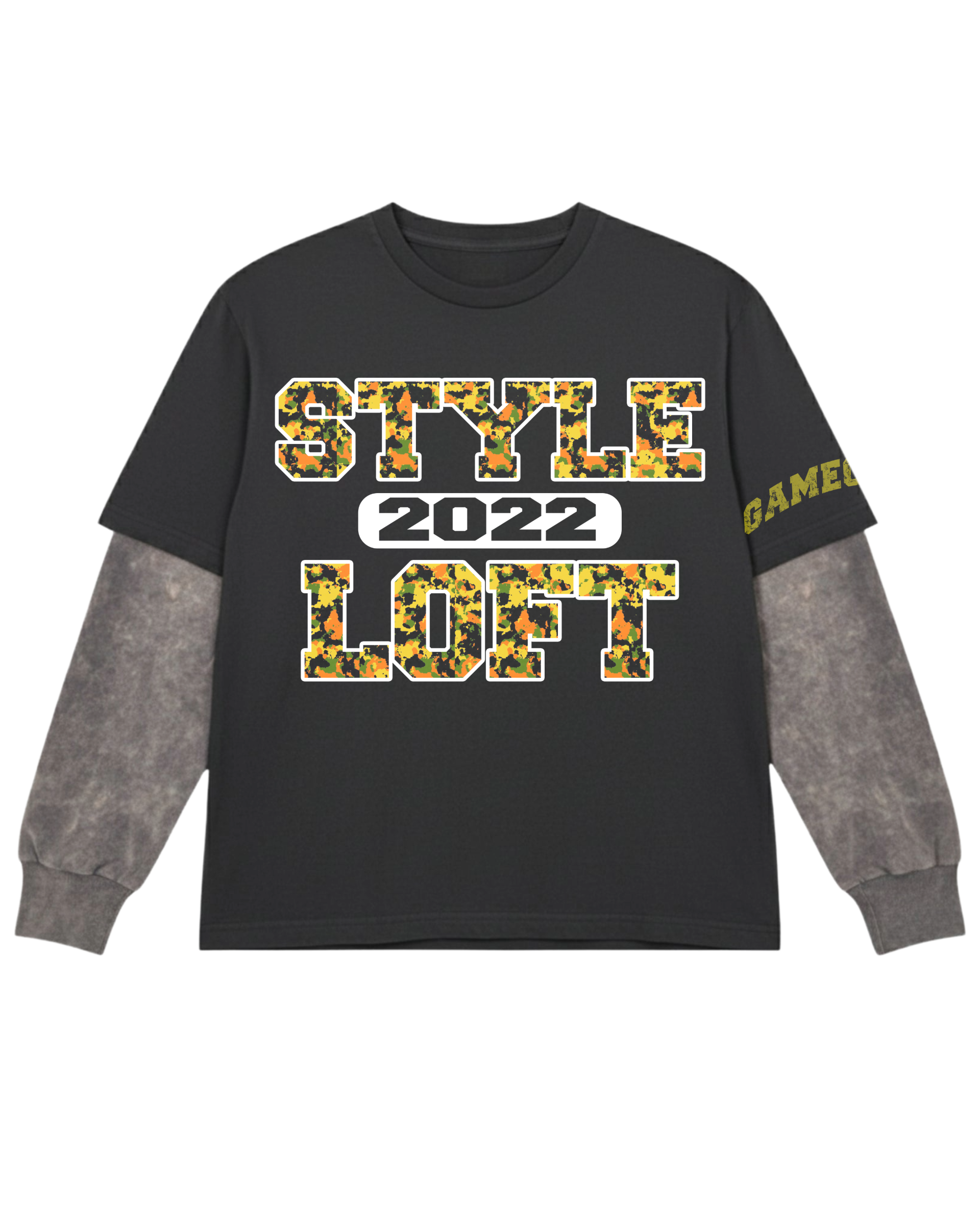 Styleloft Oversized attached sleeves tee