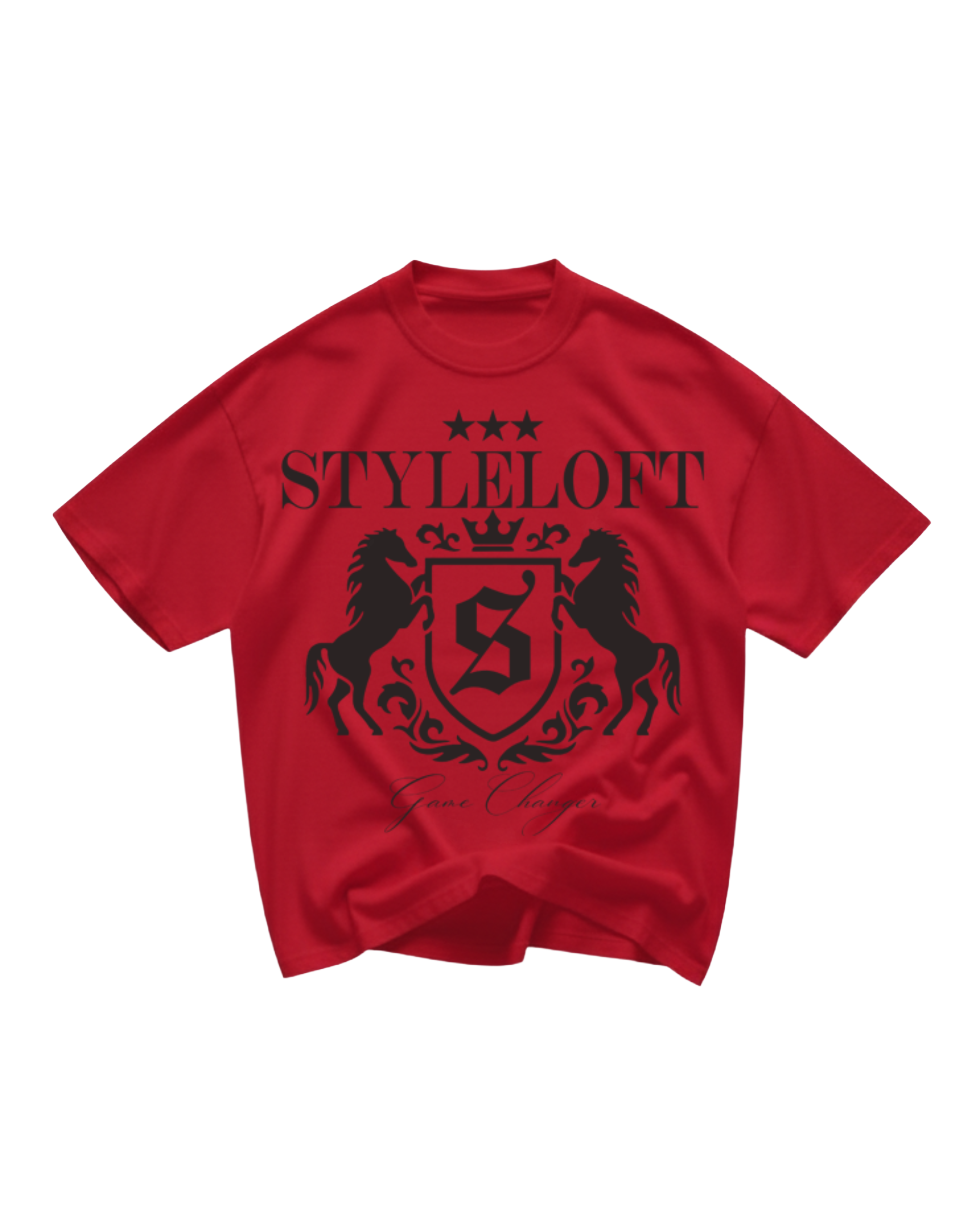 Style Loft Oversize 'Red' Tee