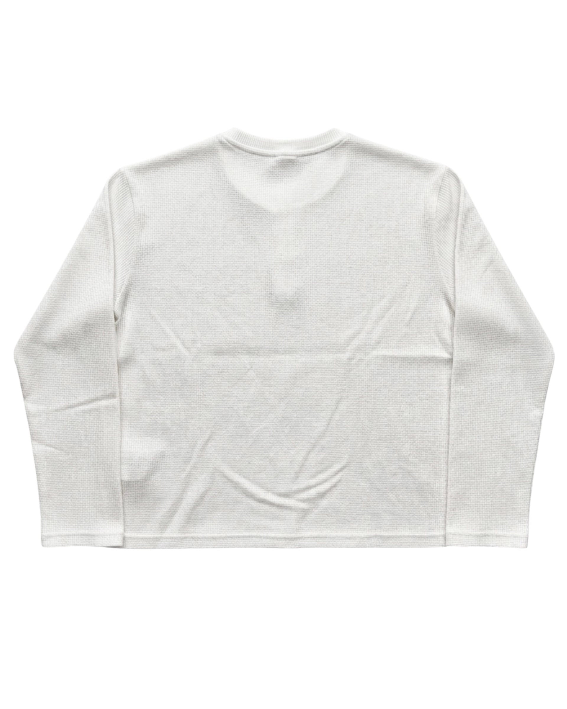 Style Loft White Henley Waffle Tee