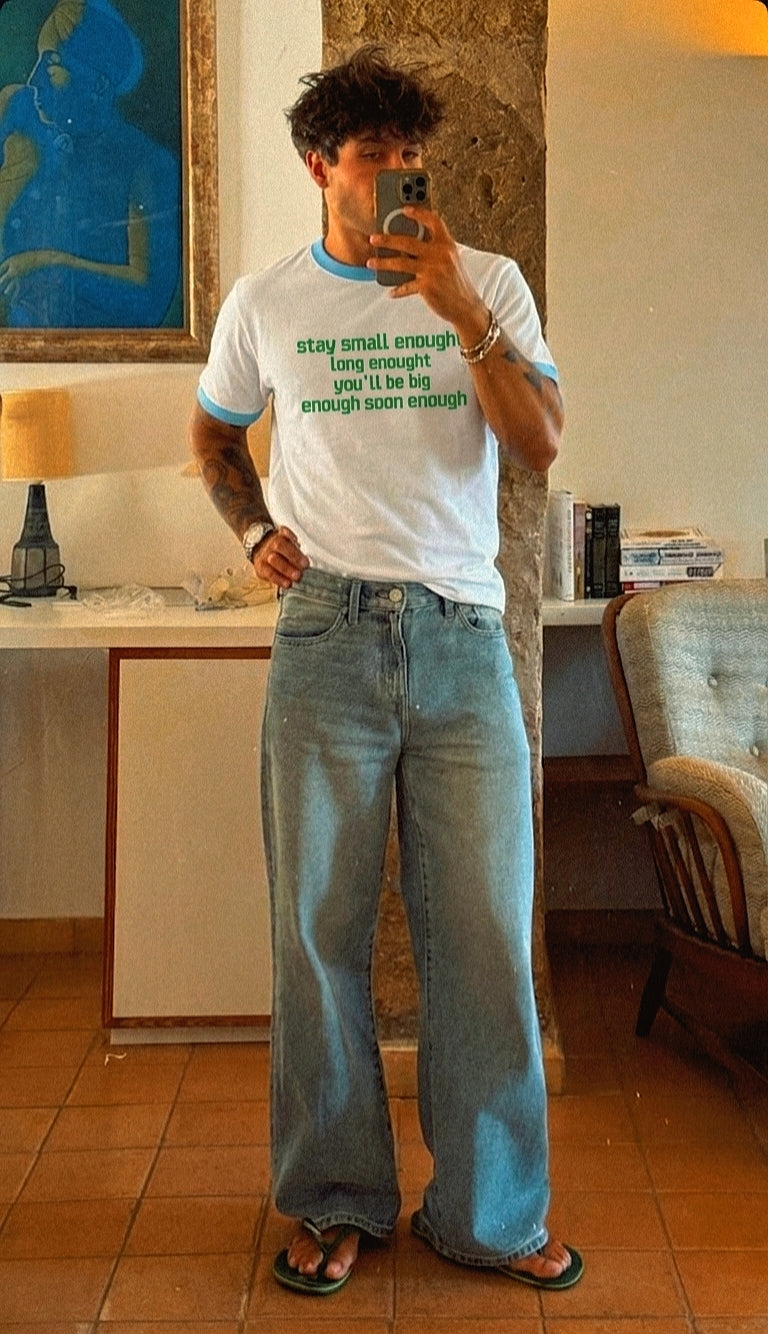 "Big Enough" Ringer Tee