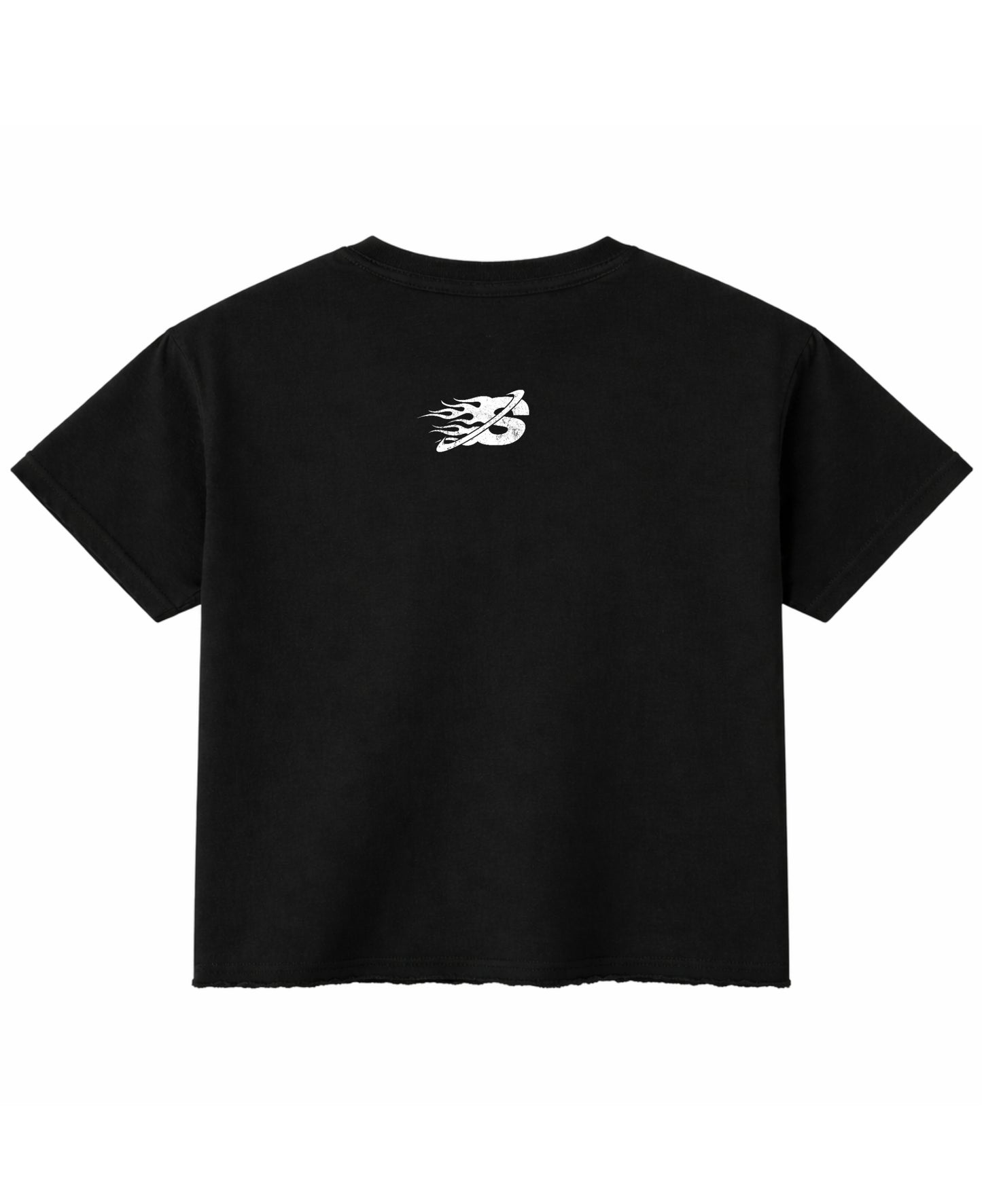 Black Boxy Fit T-shirt Back Design