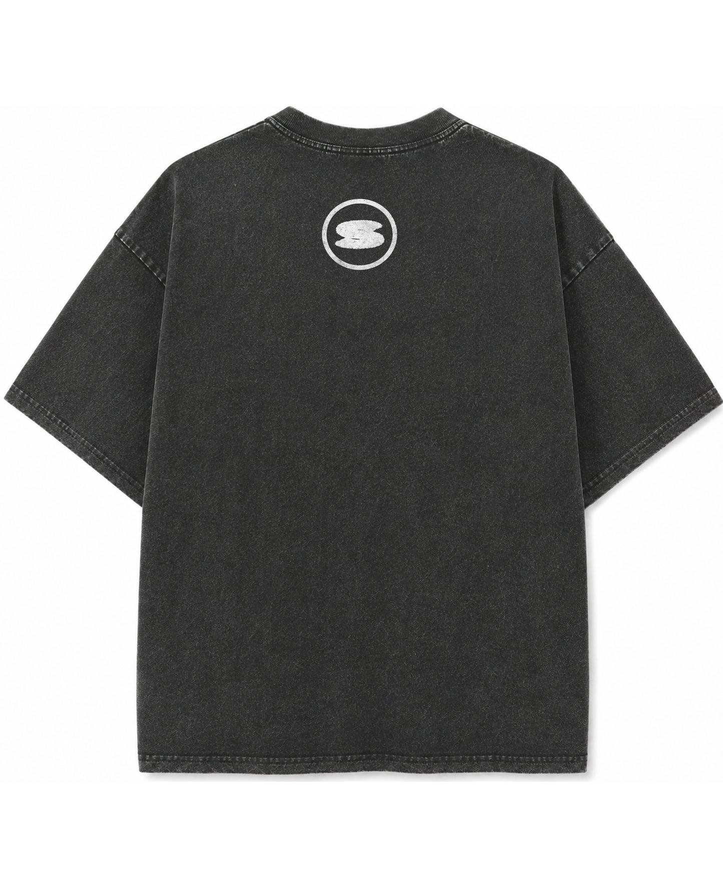 Vintage Fade Wash Oversized T-shirt Back Design
